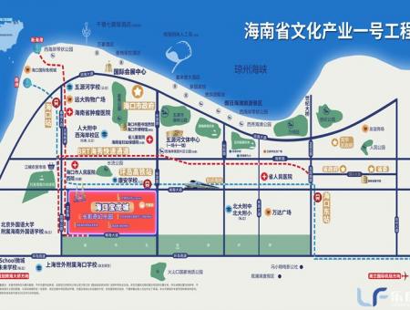 海口宝龙城交通图
