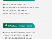 鲁能海蓝福源南一区建面107-120平米户型图