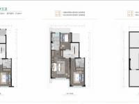 雅居乐金沙湾叠墅建面206平米户型图