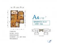 海湾雨林建面60平米户型图
