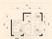 碧海金珠建面59平米户型图