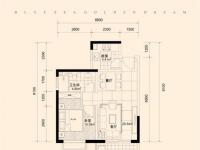 碧海金珠建面62平米户型图