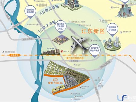 绿地空港GIC交通图