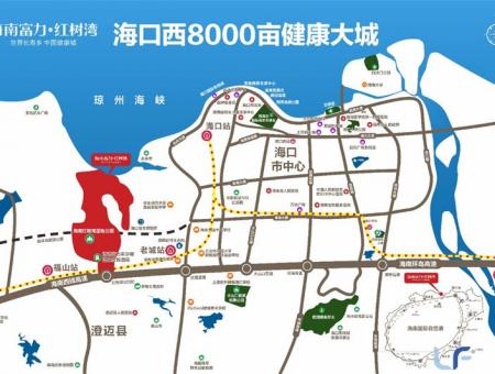 富力红树湾交通图