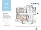 星华海岸城五期建面124平米户型图