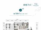 绿城桃李春风燕语里组团建面138平米户型图