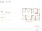 中海·汇德里建面143平米户型图