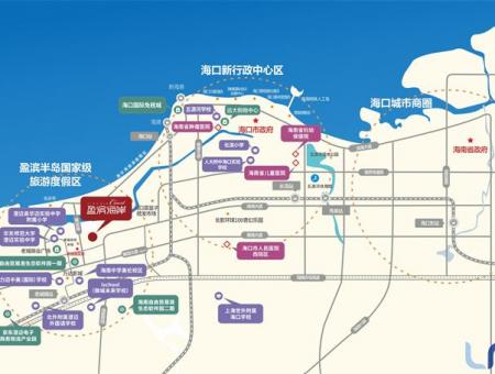 盈滨海岸交通图