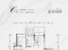 盈滨海岸建面88.62平米户型图