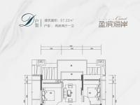 盈滨海岸建面67.72平米户型图
