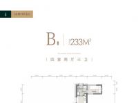 罗牛山璞域二期建面235平米户型图