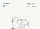 海口千江悦建面100平米户型图