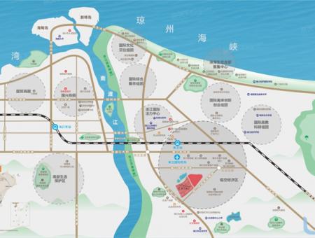 辰兴·江东上院交通图