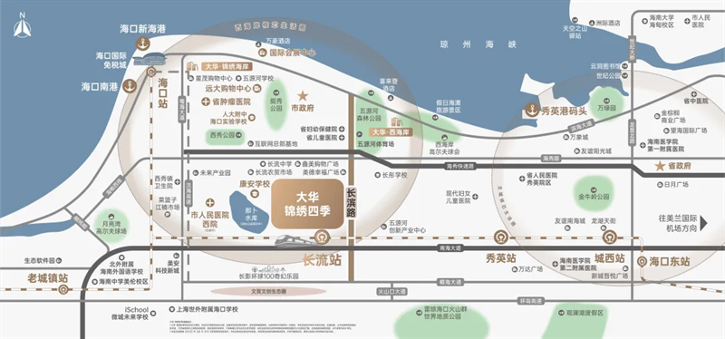 大华·锦绣四季交通图
