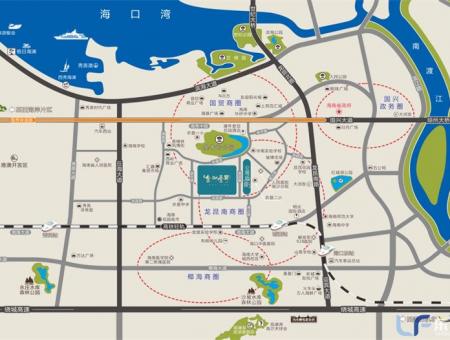 海垦·金湖壹号交通图