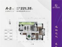 现代·凤翔观邸建面221平米户型图