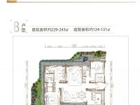 佳元江畔锦御建面240平米户型图